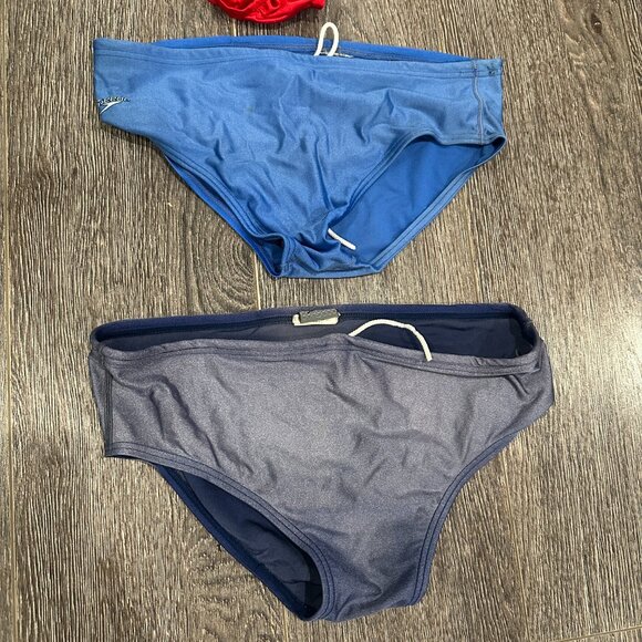 Men’s Swim Brief Lot – 3 Pairs – Speedo & Wrangler – Sizes 32 & 36 - Picture 3 of 7